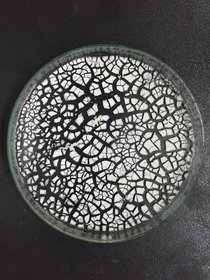 Cracked disentangled UHMWPE film in a dish